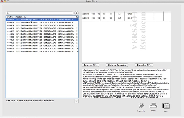 iNota Fiscal Preview